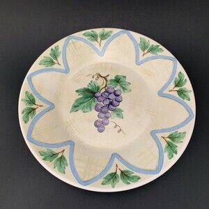Pfaltzgraff Merlot Salad Plate Grapes Perennials Grapevine Multi-color 8 3/8"